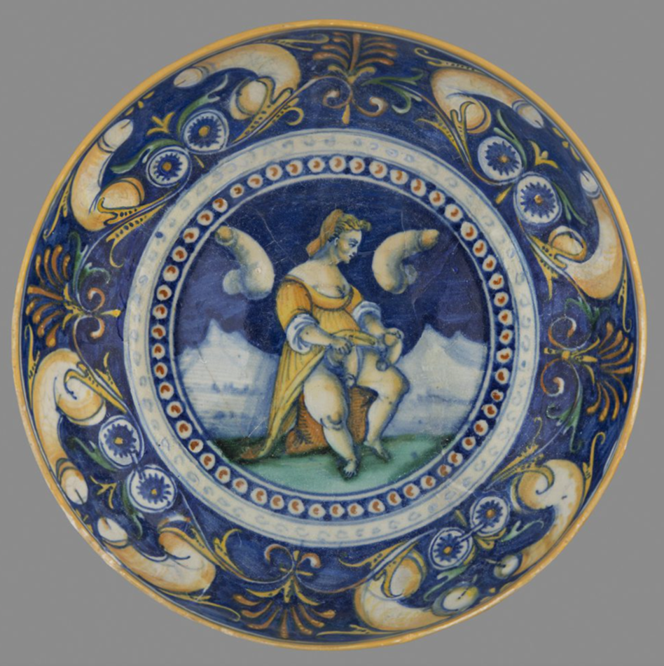 Tra l’erotico e il faceto: un soggetto “favoloso” per la maiolica istoriata del Cinquecento