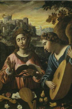 A.-Gramatica-Santa-Cecilia-con-due-angeli.-Treviso-Musei-Civici